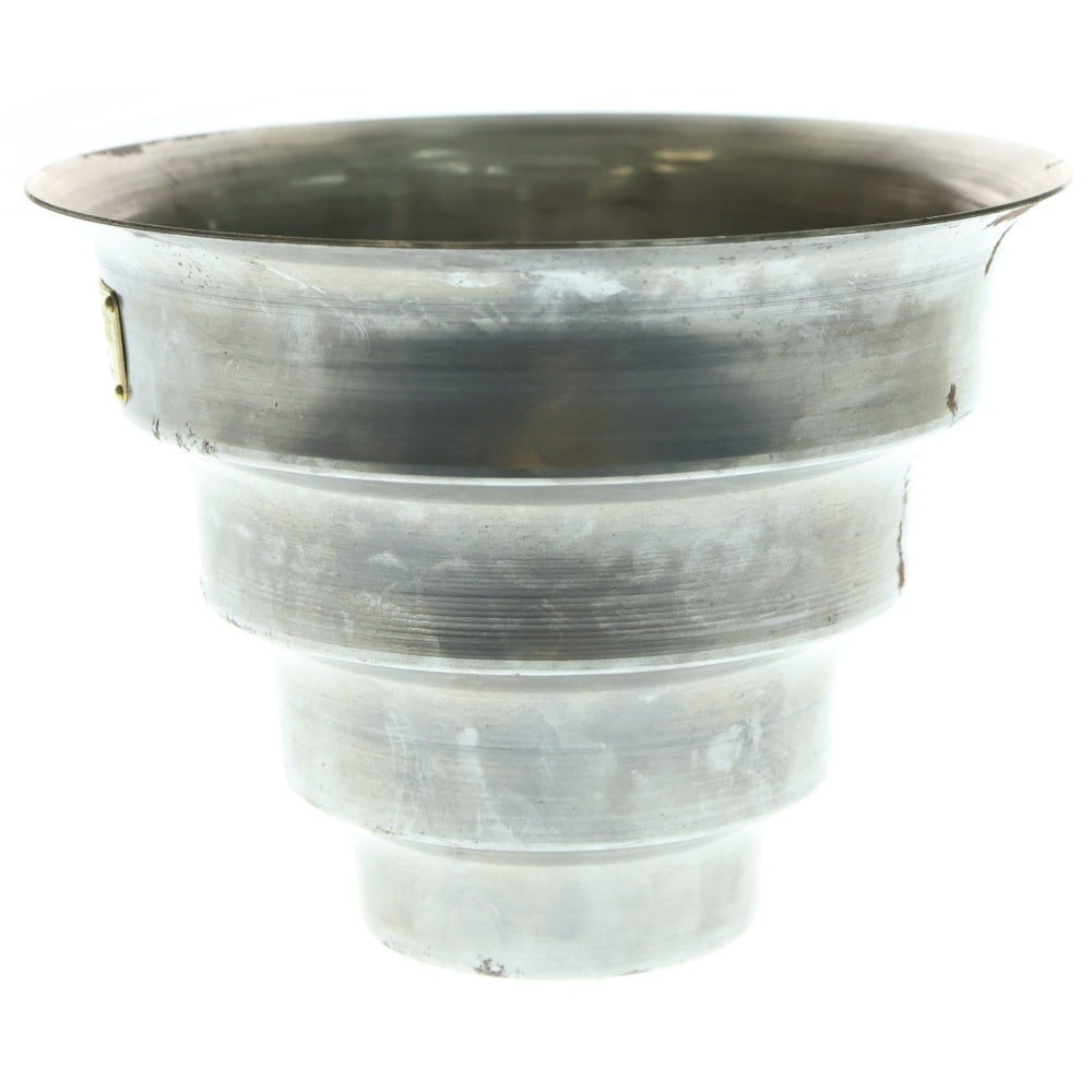 m&m(エムアンドエム) ×MASSES POT TYPE 8 - CLIFF STEEL / MEDIUM マシス クリフ 鉄鉢 ポット シルバー