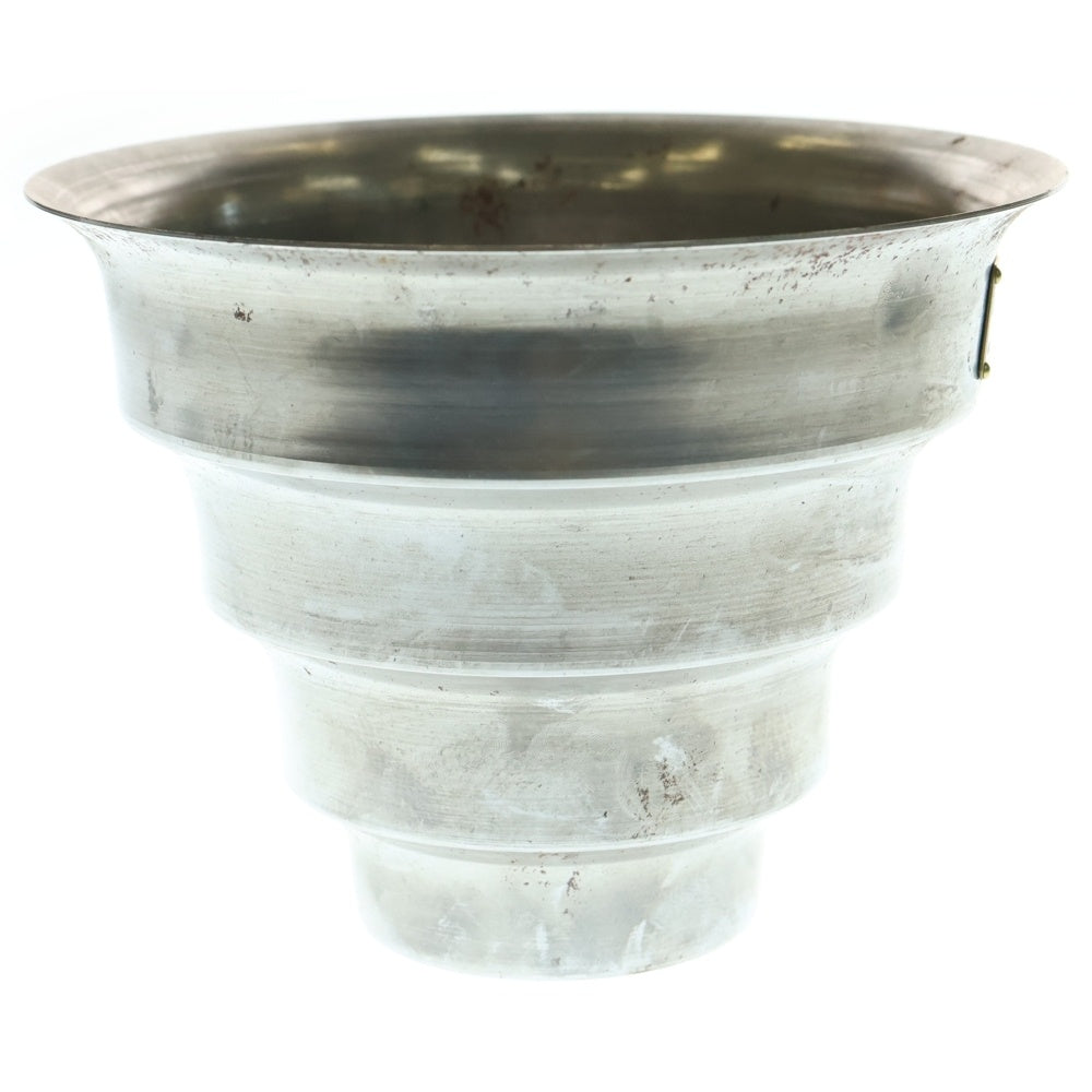 m&m(エムアンドエム) ×MASSES POT TYPE 8 - CLIFF STEEL / MEDIUM マシス クリフ 鉄鉢 ポット シルバー