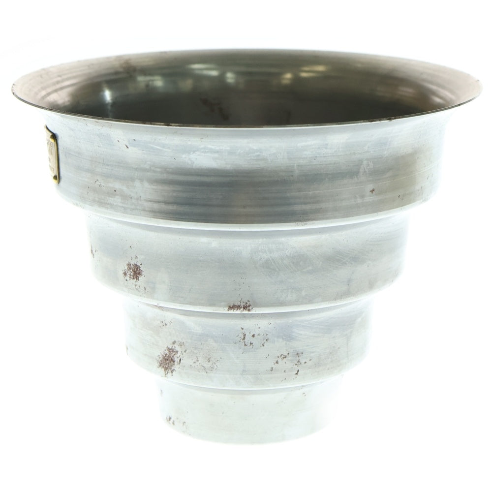 m&m(エムアンドエム) ×MASSES POT TYPE 8 - CLIFF STEEL / MEDIUM マシス クリフ 鉄鉢 ポット シルバー