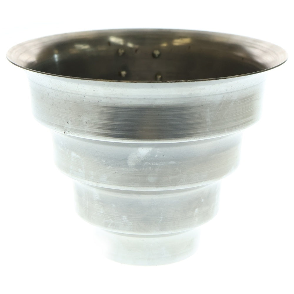 m&m(エムアンドエム) ×MASSES POT TYPE 8 - CLIFF STEEL / MEDIUM マシス クリフ 鉄鉢 ポット シルバー