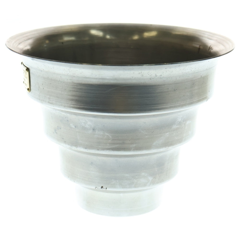 m&m(エムアンドエム) ×MASSES POT TYPE 8 - CLIFF STEEL / MEDIUM マシス クリフ 鉄鉢 ポット シルバー