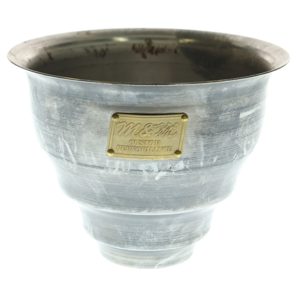 m&m(エムアンドエム) ×MASSES POT TYPE 5 - Conch STEEL / SMALL マシス コンク 鉄鉢 ポット シルバー