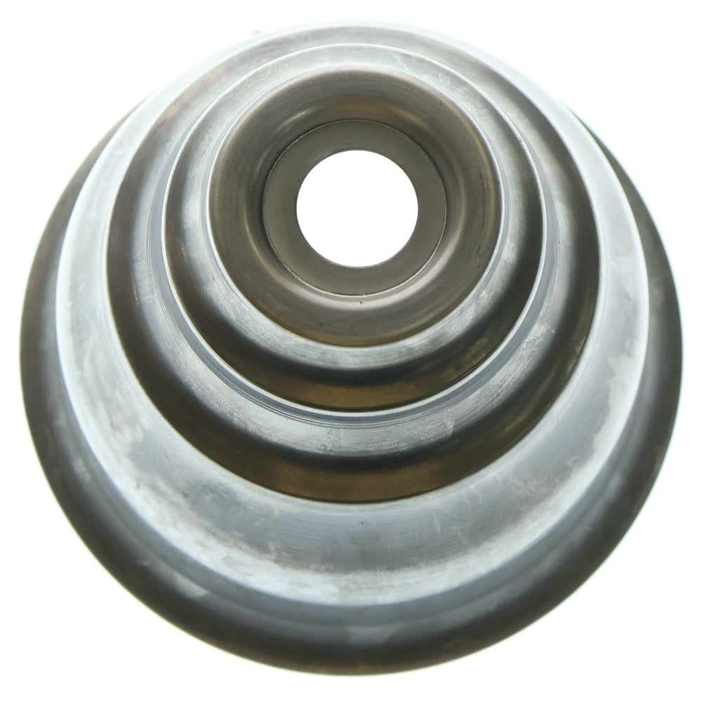 m&m(エムアンドエム) ×MASSES POT TYPE 5 - Conch STEEL / SMALL マシス コンク 鉄鉢 ポット シルバー