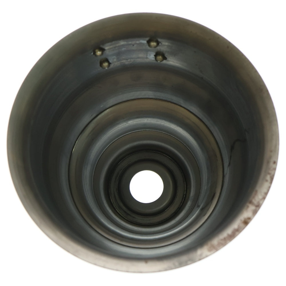 m&m(エムアンドエム) ×MASSES POT TYPE 5 - Conch STEEL / SMALL マシス コンク 鉄鉢 ポット シルバー