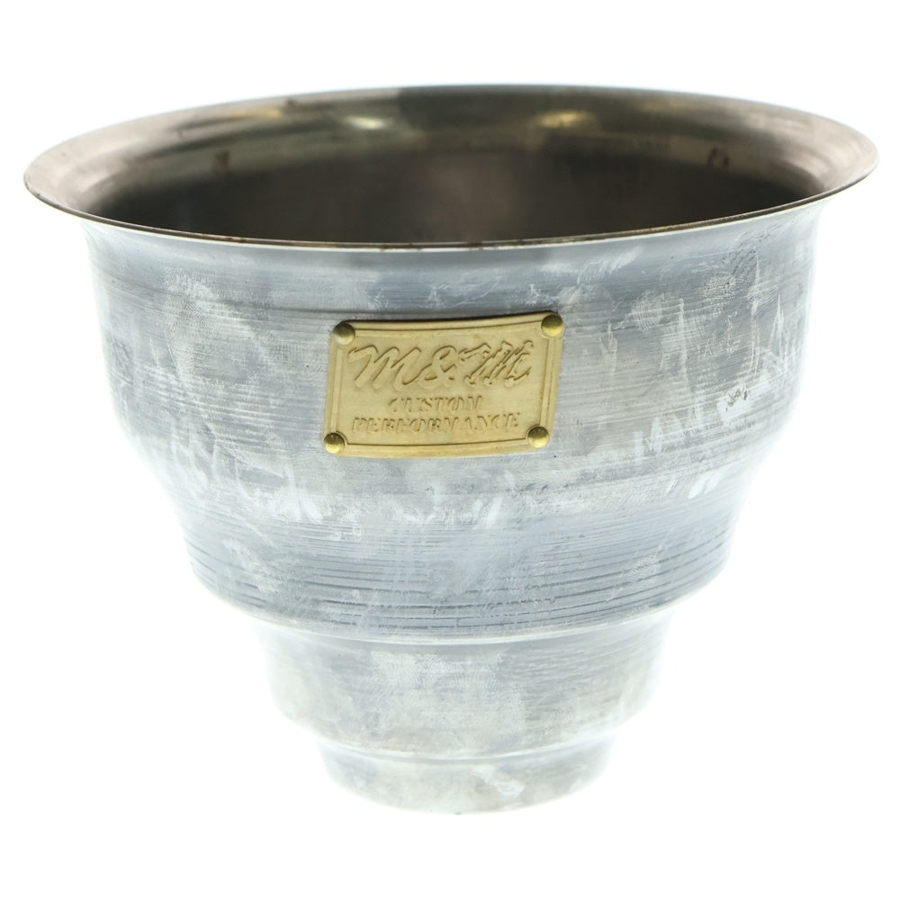 m&m(エムアンドエム) ×MASSES POT TYPE 5 - Conch STEEL / SMALL マシス コンク 鉄鉢 ポット シルバー