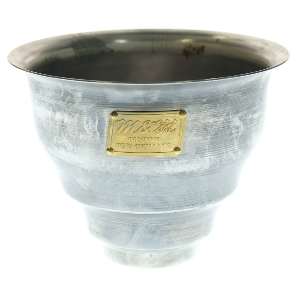 m&m(エムアンドエム) ×MASSES POT TYPE 5 - Conch STEEL / SMALL マシス コンク 鉄鉢 ポット シルバー