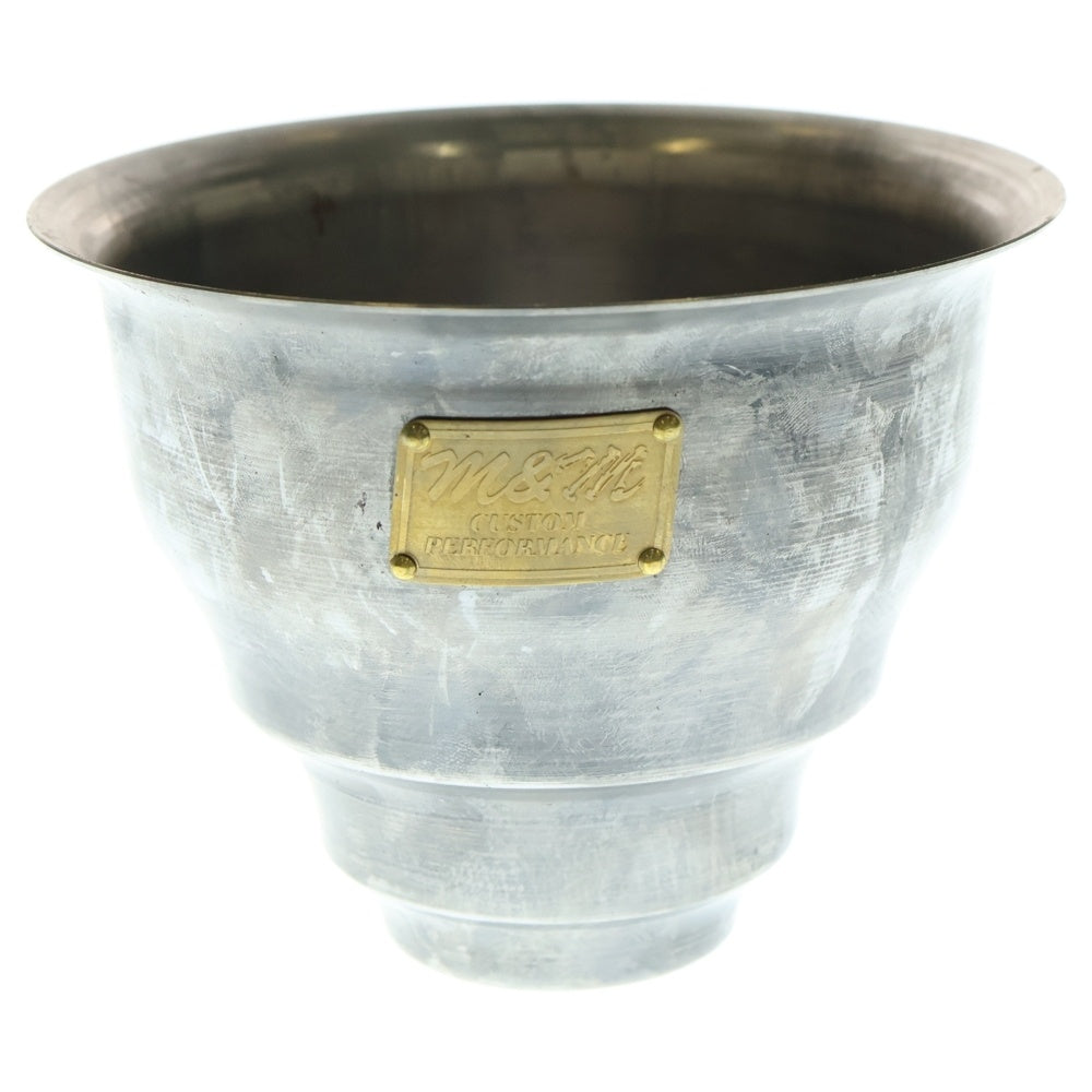 m&m(エムアンドエム) ×MASSES POT TYPE 5 - Conch STEEL / SMALL マシス コンク 鉄鉢 ポット シルバー