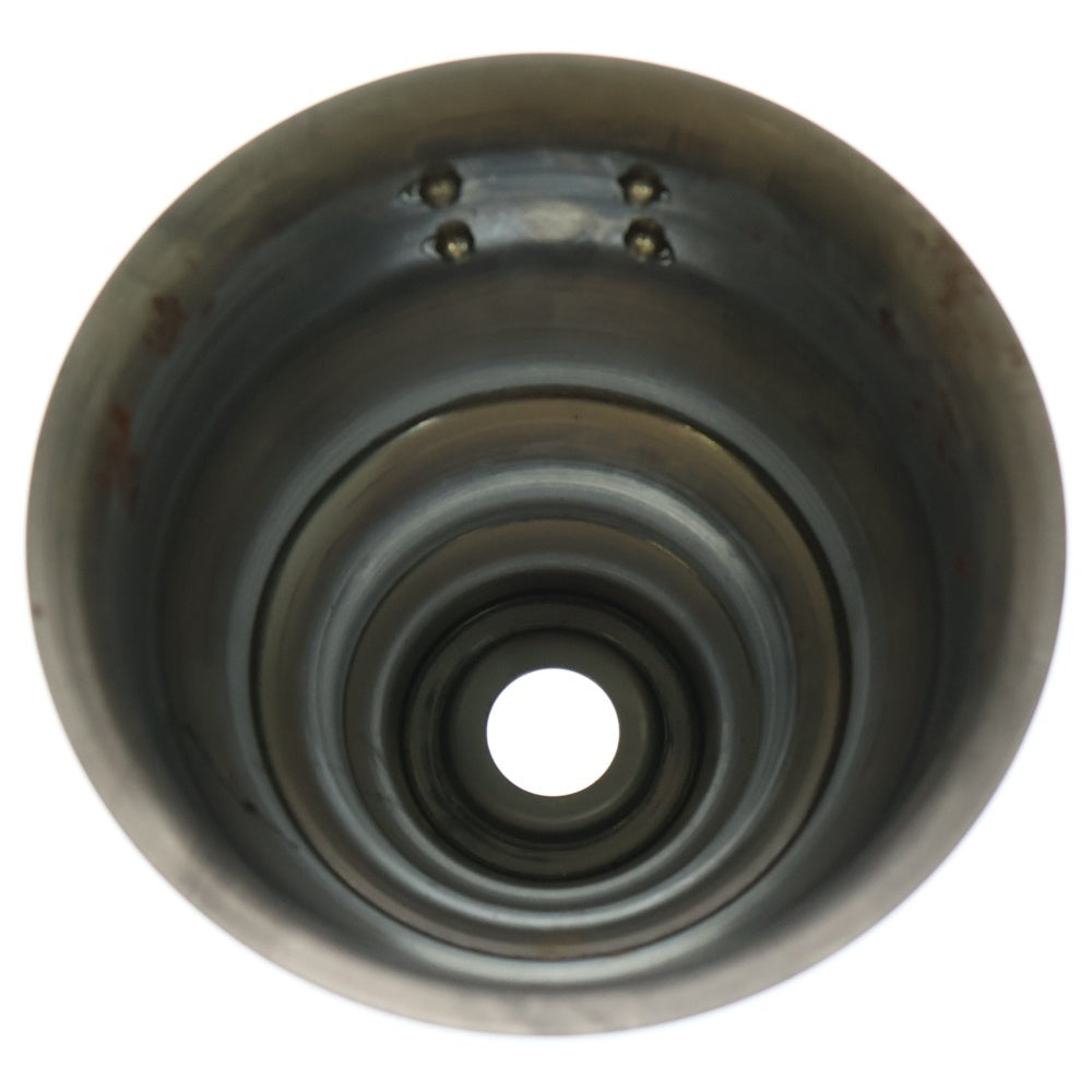 m&m(エムアンドエム) ×MASSES POT TYPE 5 - Conch STEEL / SMALL マシス コンク 鉄鉢 ポット シルバー