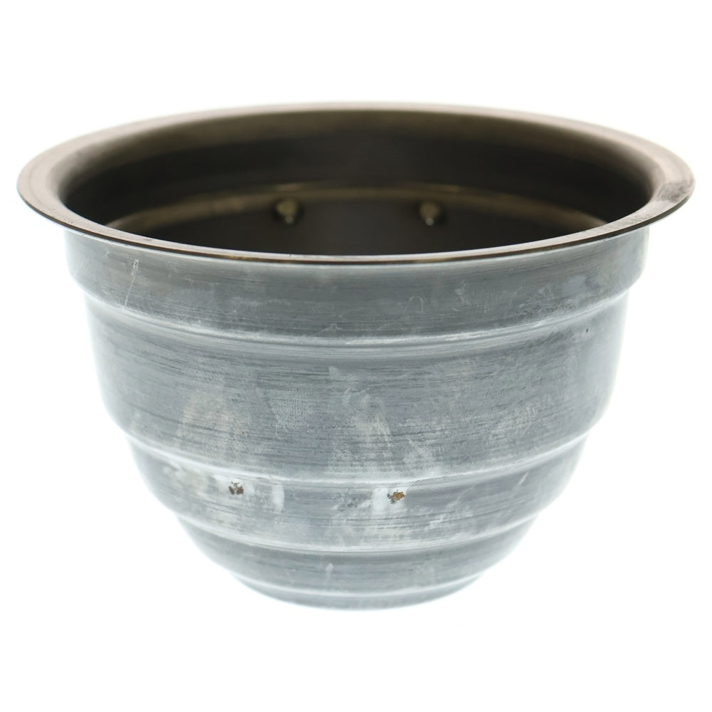 m&m(エムアンドエム) ×MASSES POT TYPE 4 - TERMIT STEEL / SMALL マシス ターミット 鉄鉢 ポット シルバー