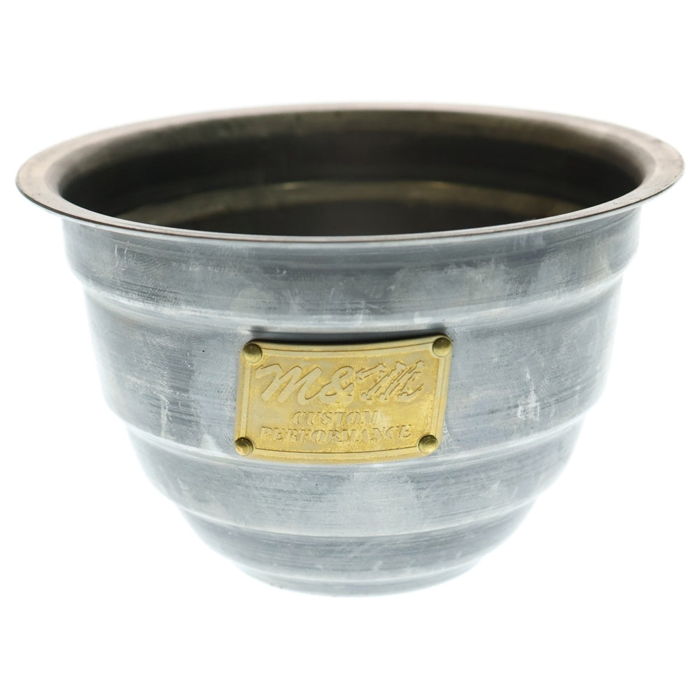 m&m(エムアンドエム) ×MASSES POT TYPE 4 - TERMIT STEEL / SMALL マシス ターミット 鉄鉢 ポット シルバー