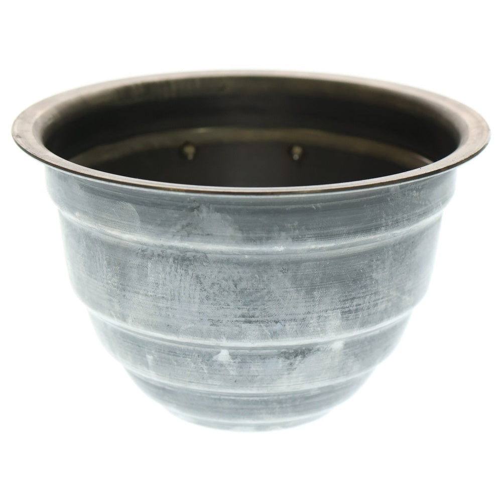 m&m(エムアンドエム) ×MASSES POT TYPE 4 - TERMIT STEEL / SMALL マシス ターミット 鉄鉢 ポット シルバー