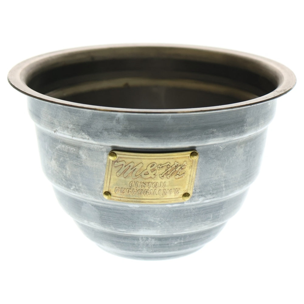 m&m(エムアンドエム) ×MASSES POT TYPE 4 - TERMIT STEEL / SMALL マシス ターミット 鉄鉢 ポット シルバー