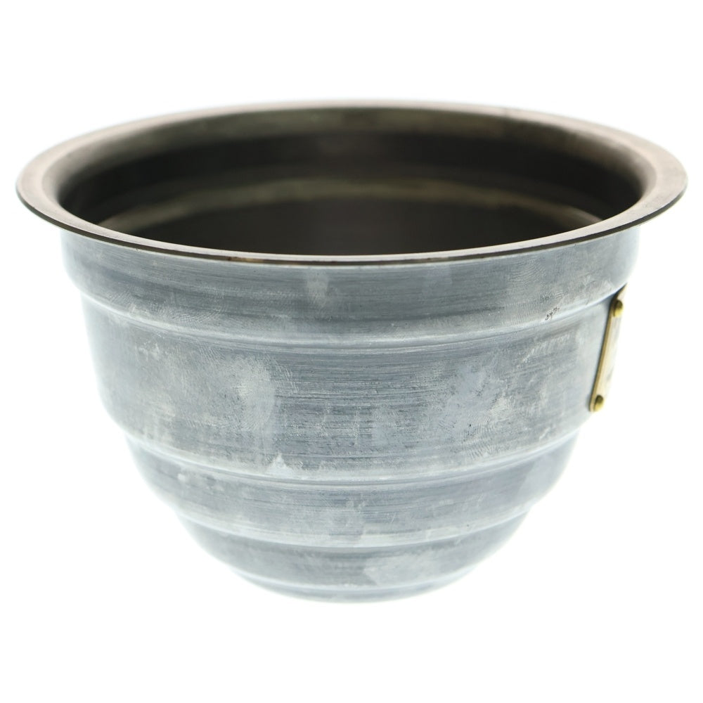 m&m(エムアンドエム) ×MASSES POT TYPE 4 - TERMIT STEEL / SMALL マシス ターミット 鉄鉢 ポット シルバー