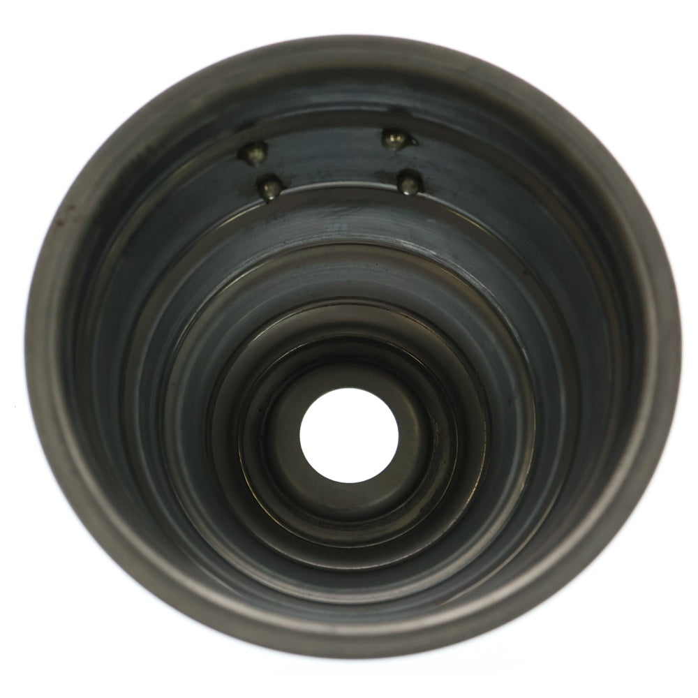 m&m(エムアンドエム) ×MASSES POT TYPE 4 - TERMIT STEEL / SMALL マシス ターミット 鉄鉢 ポット シルバー