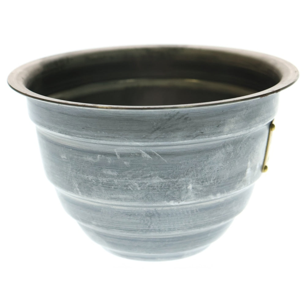 m&m(エムアンドエム) ×MASSES POT TYPE 4 - TERMIT STEEL / SMALL マシス ターミット 鉄鉢 ポット シルバー