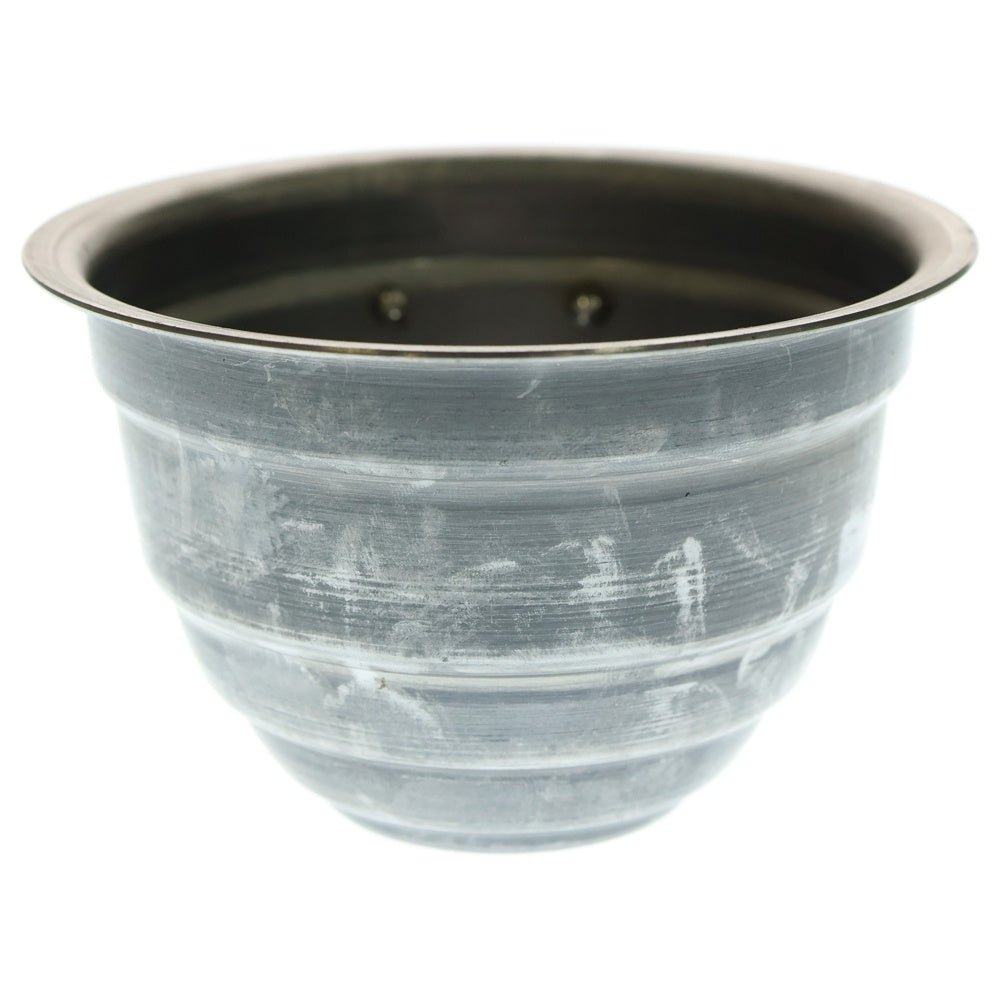 m&m(エムアンドエム) ×MASSES POT TYPE 4 - TERMIT STEEL / SMALL マシス ターミット 鉄鉢 ポット シルバー