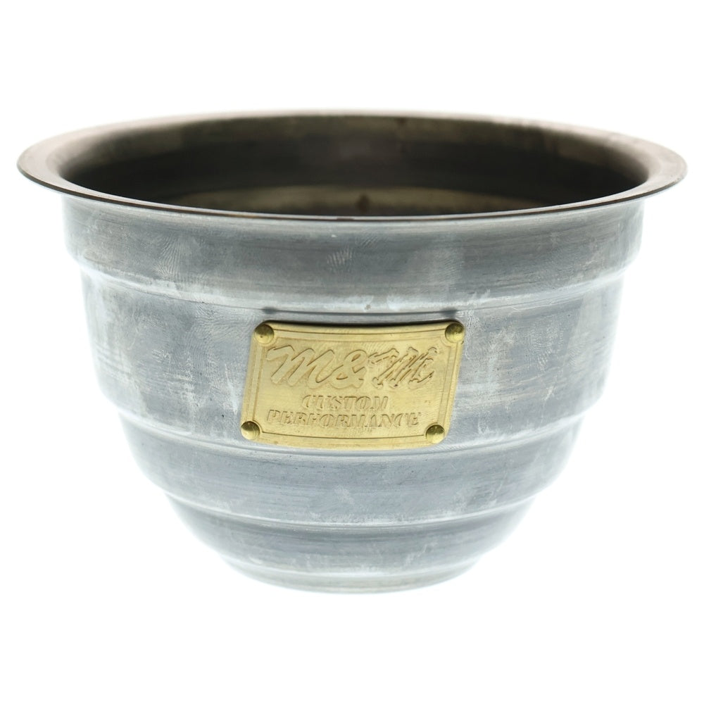 m&m(エムアンドエム) ×MASSES POT TYPE 4 - TERMIT STEEL / SMALL マシス ターミット 鉄鉢 ポット シルバー