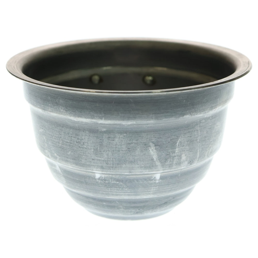 m&m(エムアンドエム) ×MASSES POT TYPE 4 - TERMIT STEEL / SMALL マシス ターミット 鉄鉢 ポット シルバー