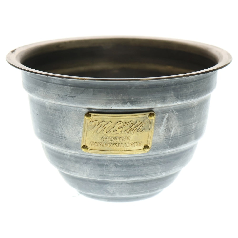 m&m(エムアンドエム) ×MASSES POT TYPE 4 - TERMIT STEEL / SMALL マシス ターミット 鉄鉢 ポット シルバー