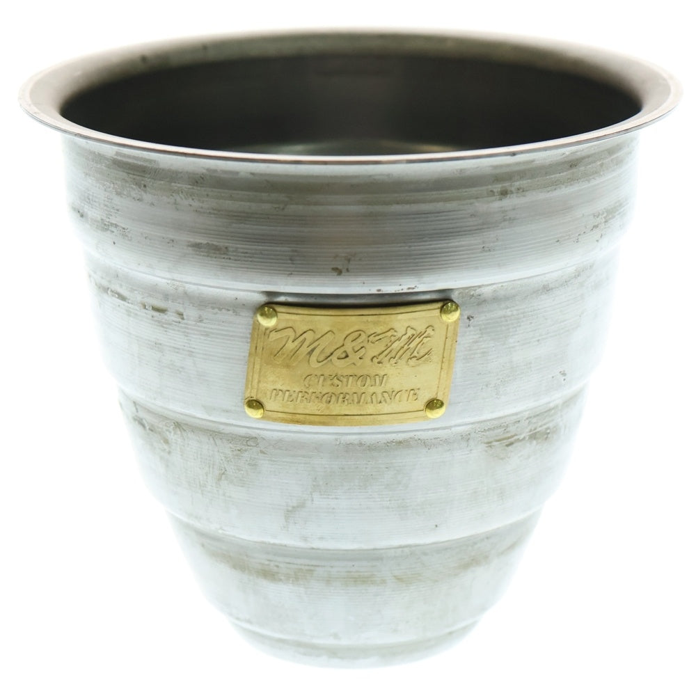 m&m(エムアンドエム) ×MASSES POT TYPE 1 - Chrysails STEEL / SMALL マシス クリサリス 鉄鉢 ポット シルバー