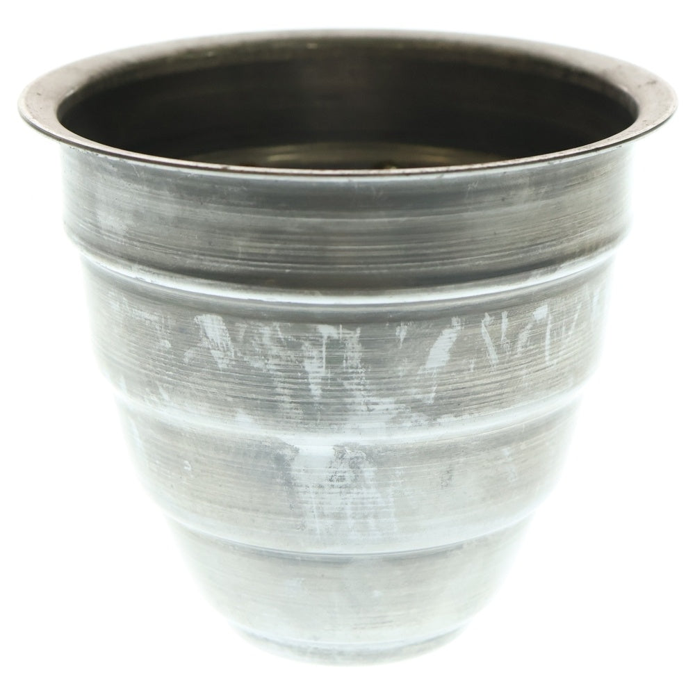 m&m(エムアンドエム) ×MASSES POT TYPE 1 - Chrysails STEEL / SMALL マシス クリサリス 鉄鉢 ポット シルバー