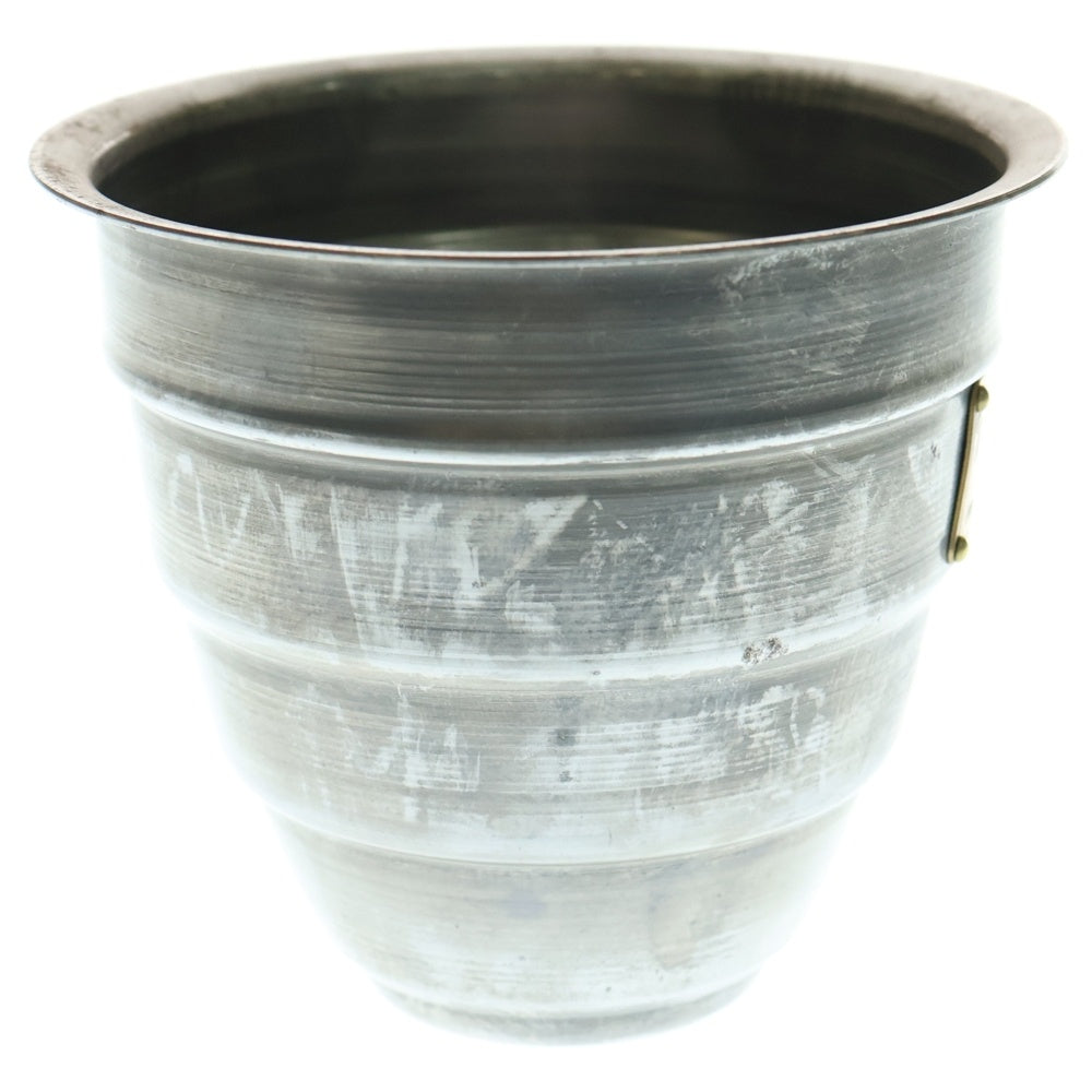 m&m(エムアンドエム) ×MASSES POT TYPE 1 - Chrysails STEEL / SMALL マシス クリサリス 鉄鉢 ポット シルバー