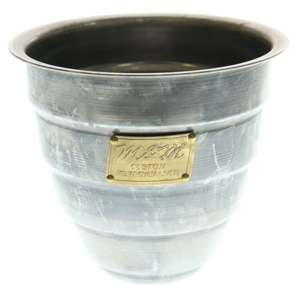 m&m(エムアンドエム) ×MASSES POT TYPE 1 - Chrysails STEEL / SMALL マシス クリサリス 鉄鉢 ポット シルバー