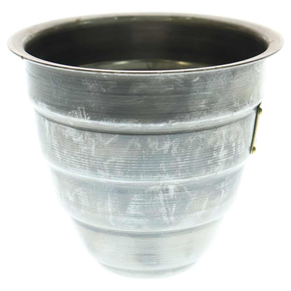 m&m(エムアンドエム) ×MASSES POT TYPE 1 - Chrysails STEEL / SMALL マシス クリサリス 鉄鉢 ポット シルバー