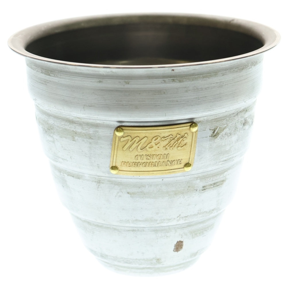 m&m(エムアンドエム) ×MASSES POT TYPE 1 - Chrysails STEEL / SMALL マシス クリサリス 鉄鉢 ポット シルバー