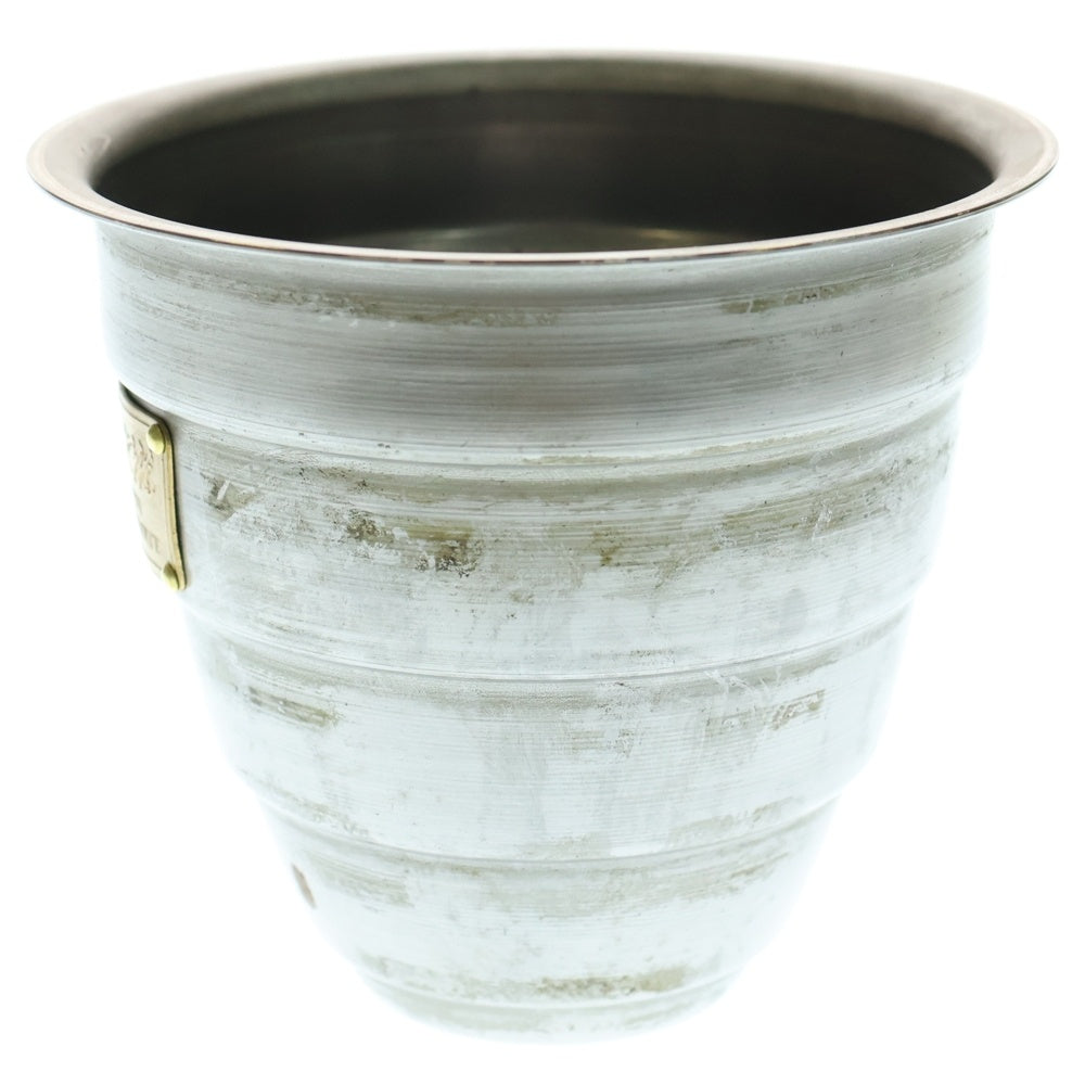 m&m(エムアンドエム) ×MASSES POT TYPE 1 - Chrysails STEEL / SMALL マシス クリサリス 鉄鉢 ポット シルバー