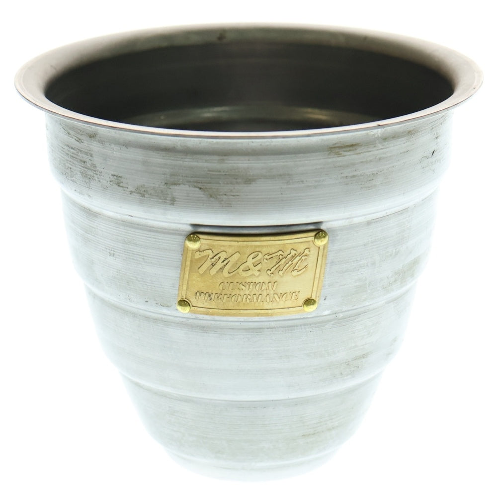m&m(エムアンドエム) ×MASSES POT TYPE 1 - Chrysails STEEL / SMALL マシス クリサリス 鉄鉢 ポット シルバー
