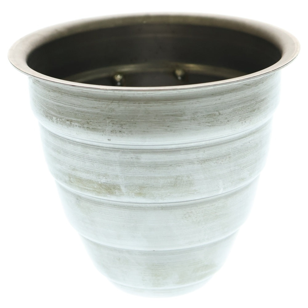 m&m(エムアンドエム) ×MASSES POT TYPE 1 - Chrysails STEEL / SMALL マシス クリサリス 鉄鉢 ポット シルバー