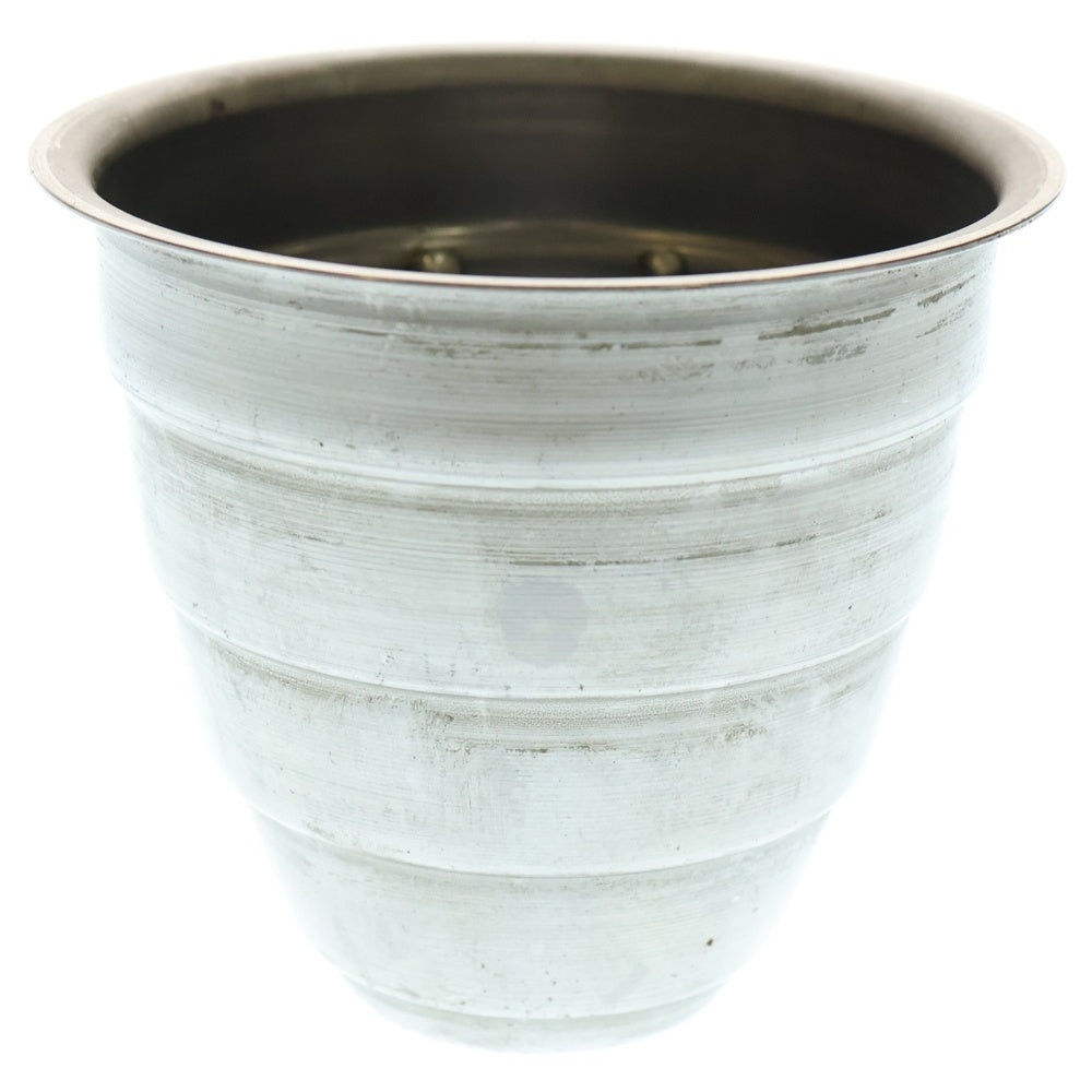 m&m(エムアンドエム) ×MASSES POT TYPE 1 - Chrysails STEEL / SMALL マシス クリサリス 鉄鉢 ポット シルバー