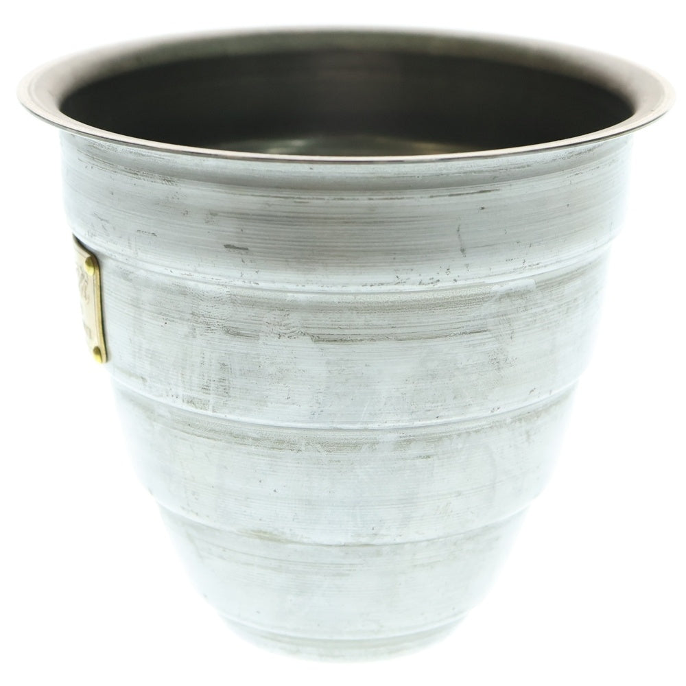 m&m(エムアンドエム) ×MASSES POT TYPE 1 - Chrysails STEEL / SMALL マシス クリサリス 鉄鉢 ポット シルバー