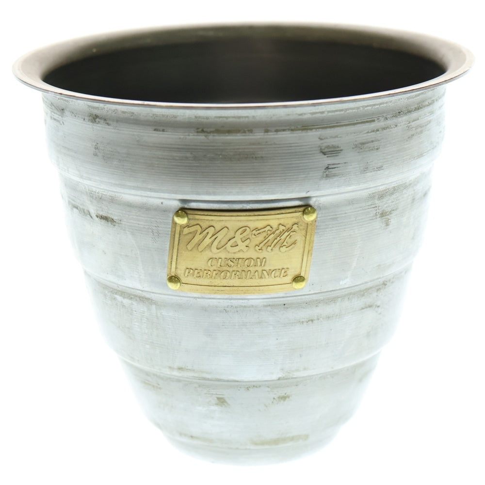 m&m(エムアンドエム) ×MASSES POT TYPE 1 - Chrysails STEEL / SMALL マシス クリサリス 鉄鉢 ポット シルバー