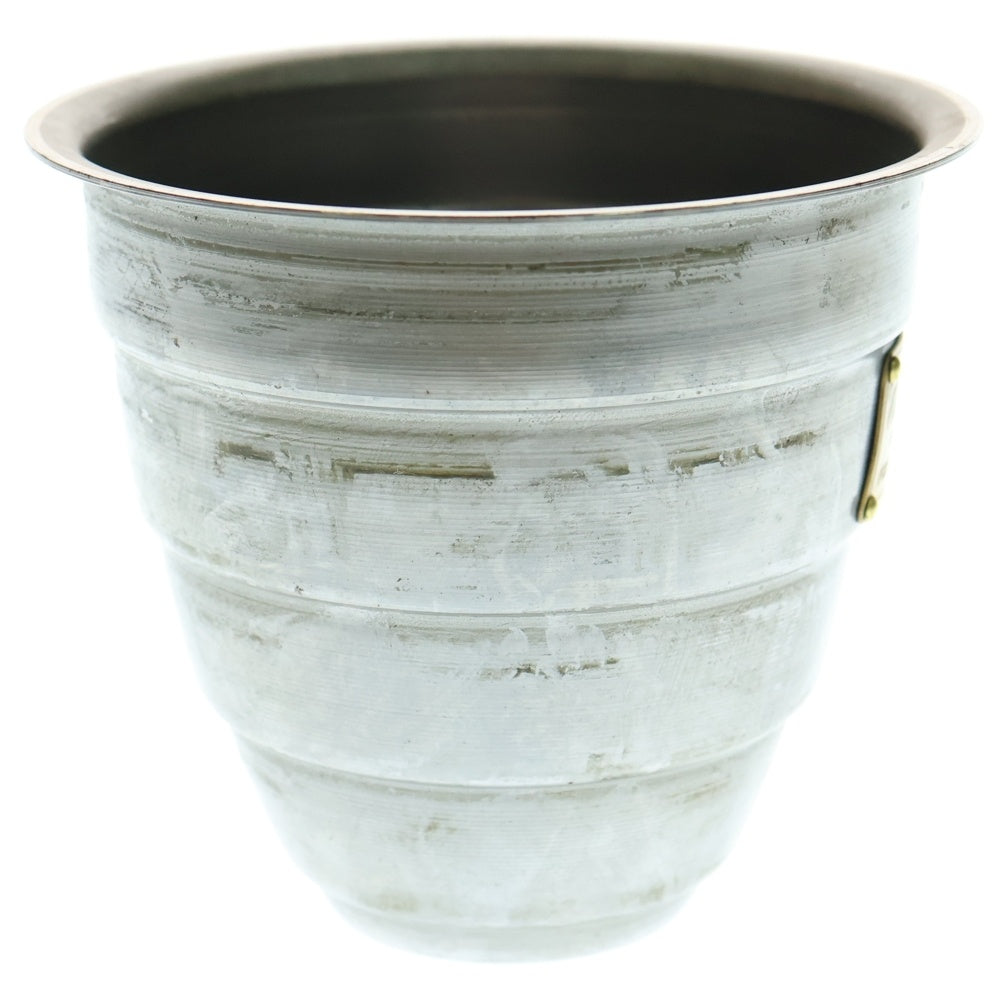 m&m(エムアンドエム) ×MASSES POT TYPE 1 - Chrysails STEEL / SMALL マシス クリサリス 鉄鉢 ポット シルバー