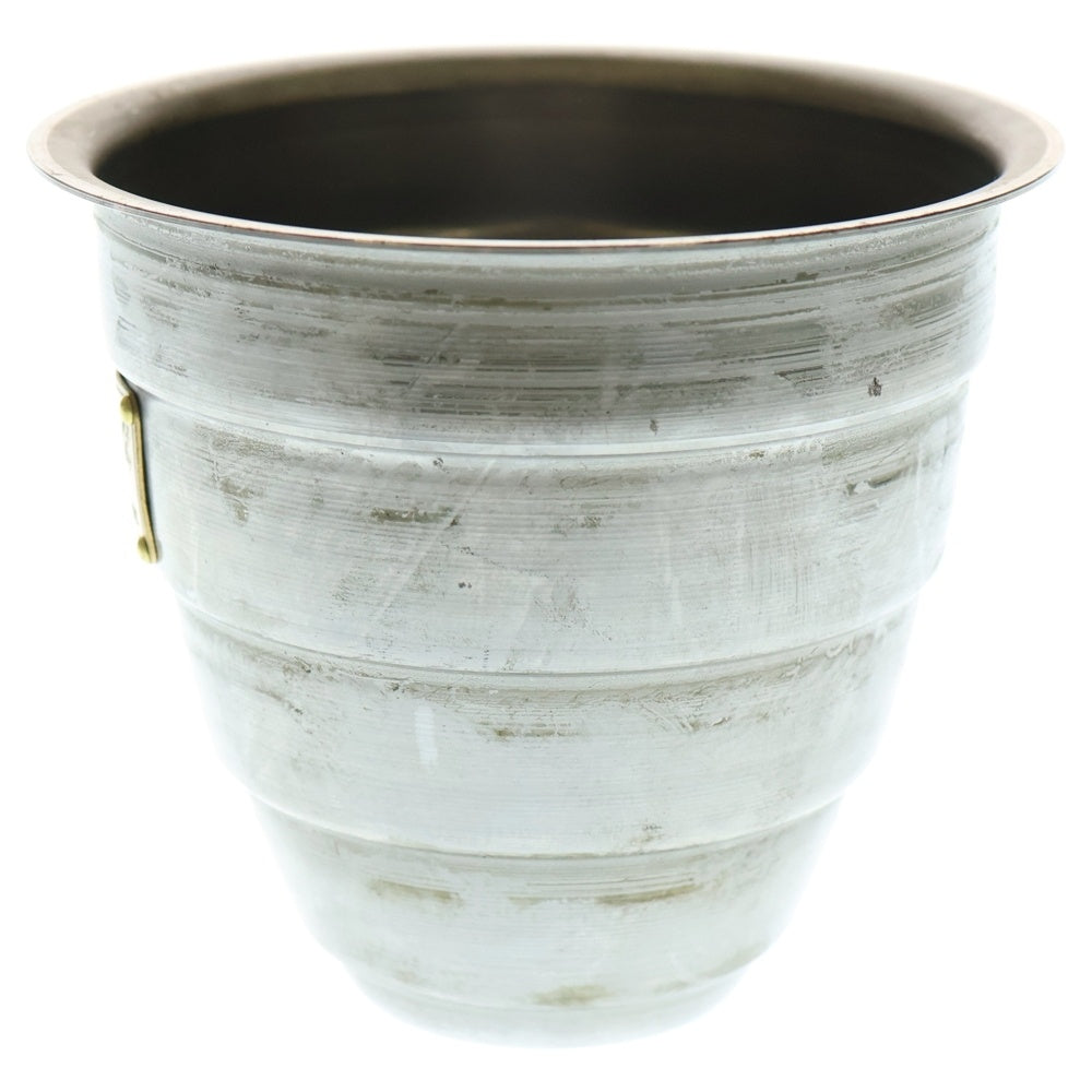 m&m(エムアンドエム) ×MASSES POT TYPE 1 - Chrysails STEEL / SMALL マシス クリサリス 鉄鉢 ポット シルバー