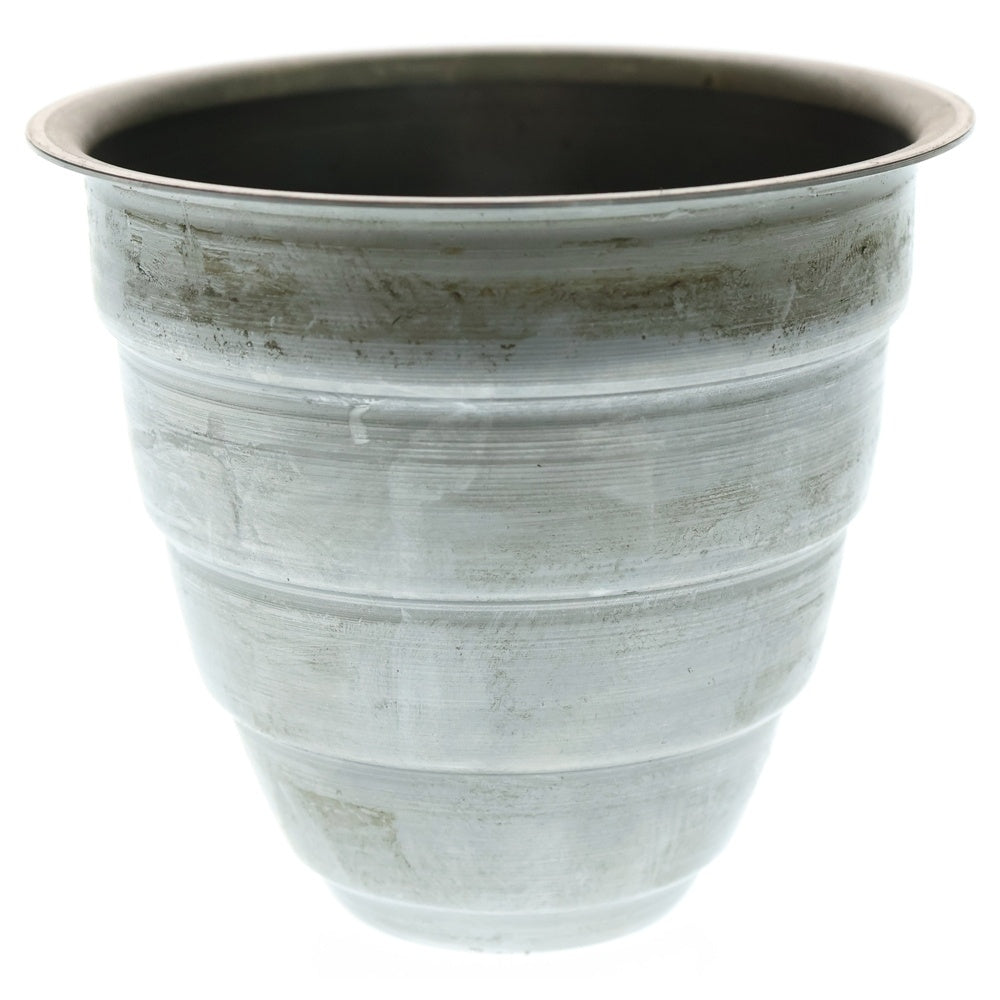 m&m(エムアンドエム) ×MASSES POT TYPE 1 - Chrysails STEEL / SMALL マシス クリサリス 鉄鉢 ポット シルバー