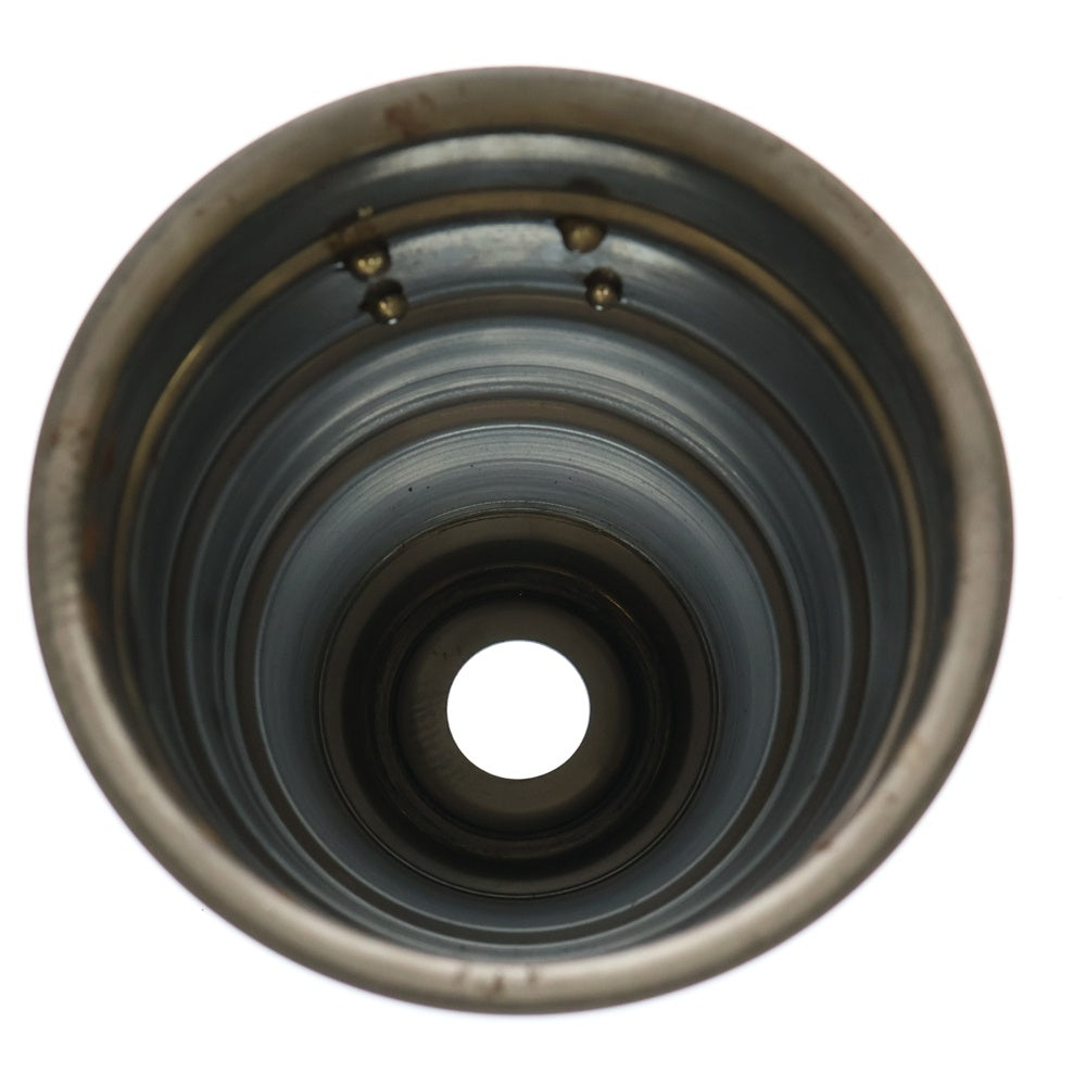 m&m(エムアンドエム) ×MASSES POT TYPE 1 - Chrysails STEEL / SMALL マシス クリサリス 鉄鉢 ポット シルバー