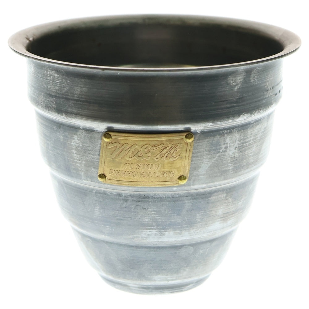 m&m(エムアンドエム) ×MASSES POT TYPE 1 - Chrysails STEEL / SMALL マシス クリサリス 鉄鉢 ポット シルバー