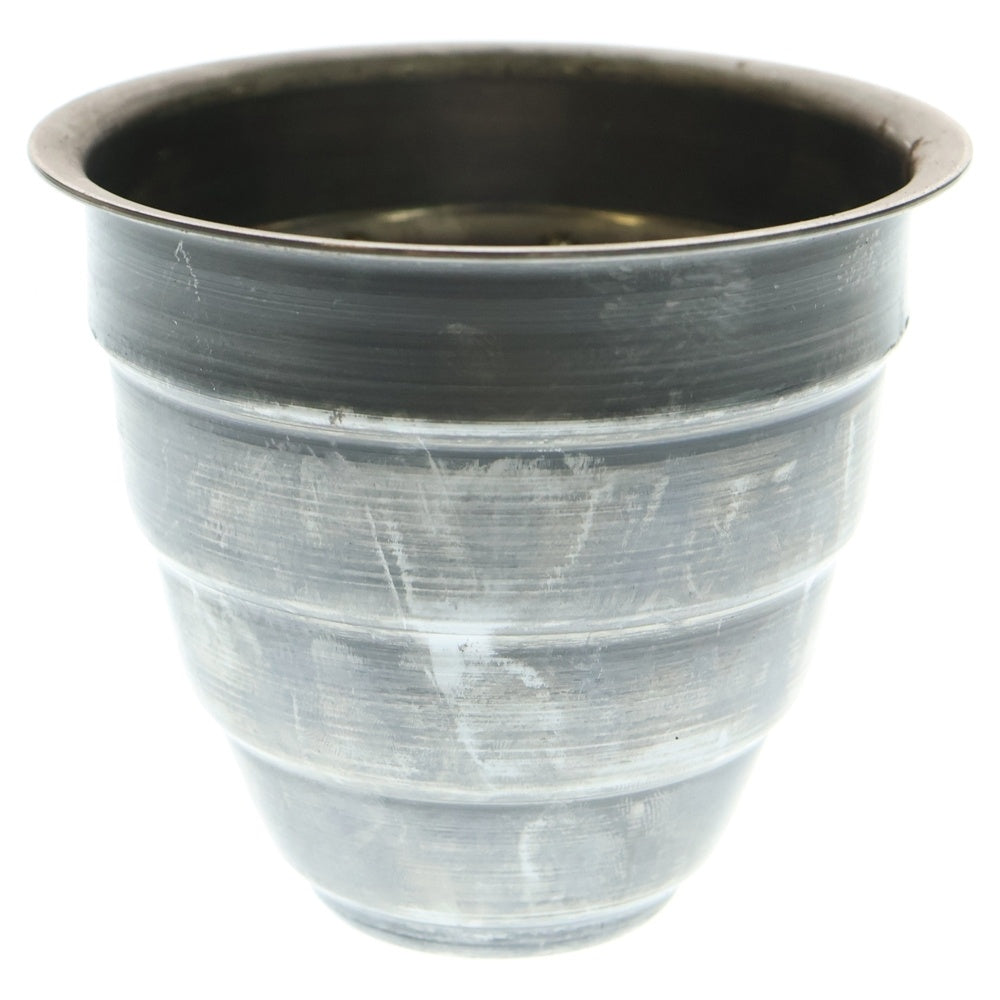 m&m(エムアンドエム) ×MASSES POT TYPE 1 - Chrysails STEEL / SMALL マシス クリサリス 鉄鉢 ポット シルバー