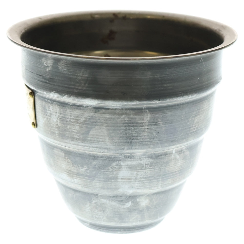 m&m(エムアンドエム) ×MASSES POT TYPE 1 - Chrysails STEEL / SMALL マシス クリサリス 鉄鉢 ポット シルバー