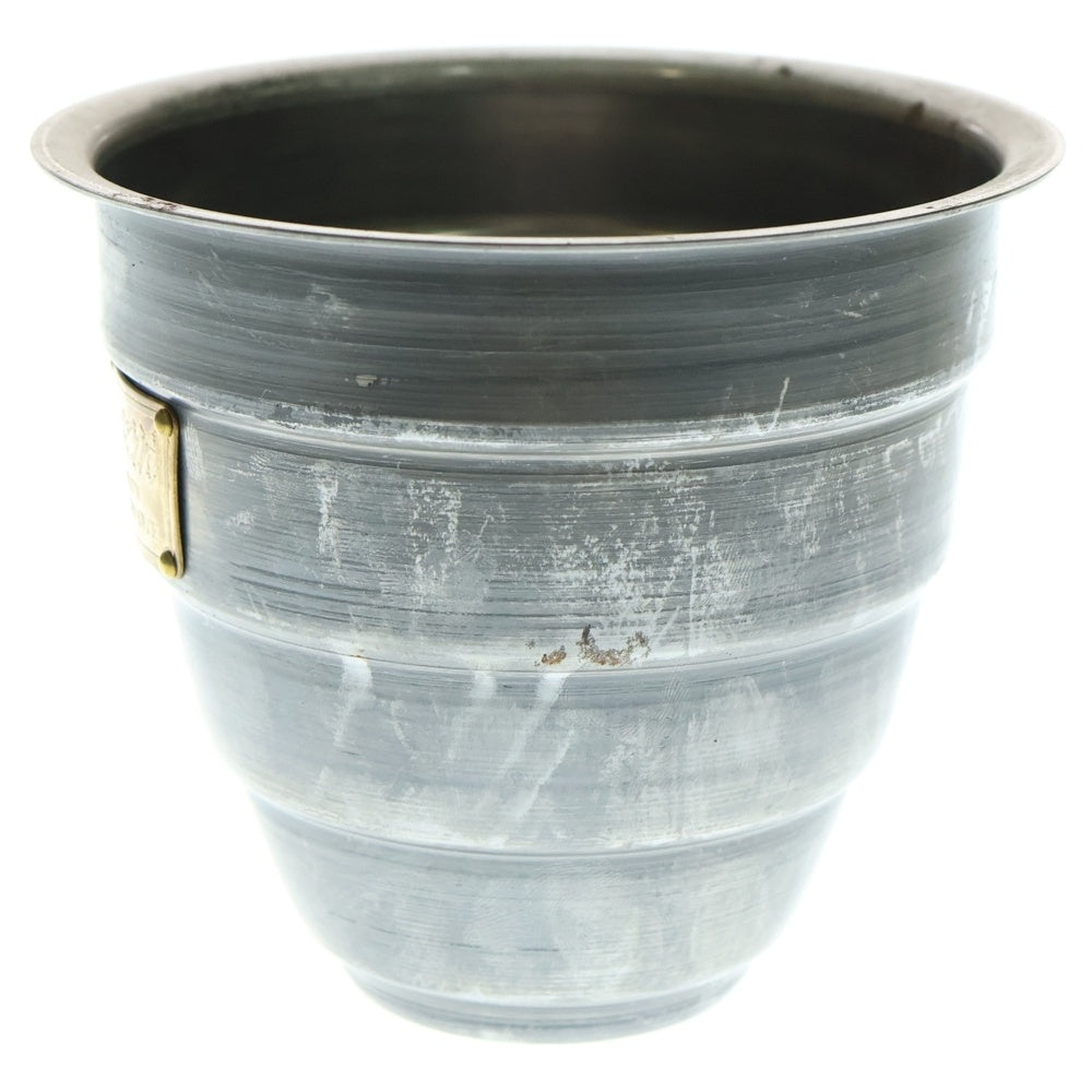 m&m(エムアンドエム) ×MASSES POT TYPE 1 - Chrysails STEEL / SMALL マシス クリサリス 鉄鉢 ポット シルバー