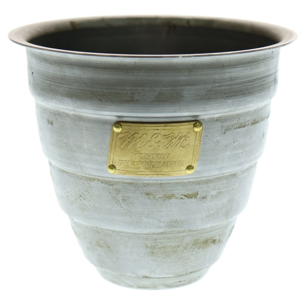 m&m(エムアンドエム) ×MASSES POT TYPE 1 - Chrysails STEEL / SMALL マシス クリサリス 鉄鉢 ポット シルバー