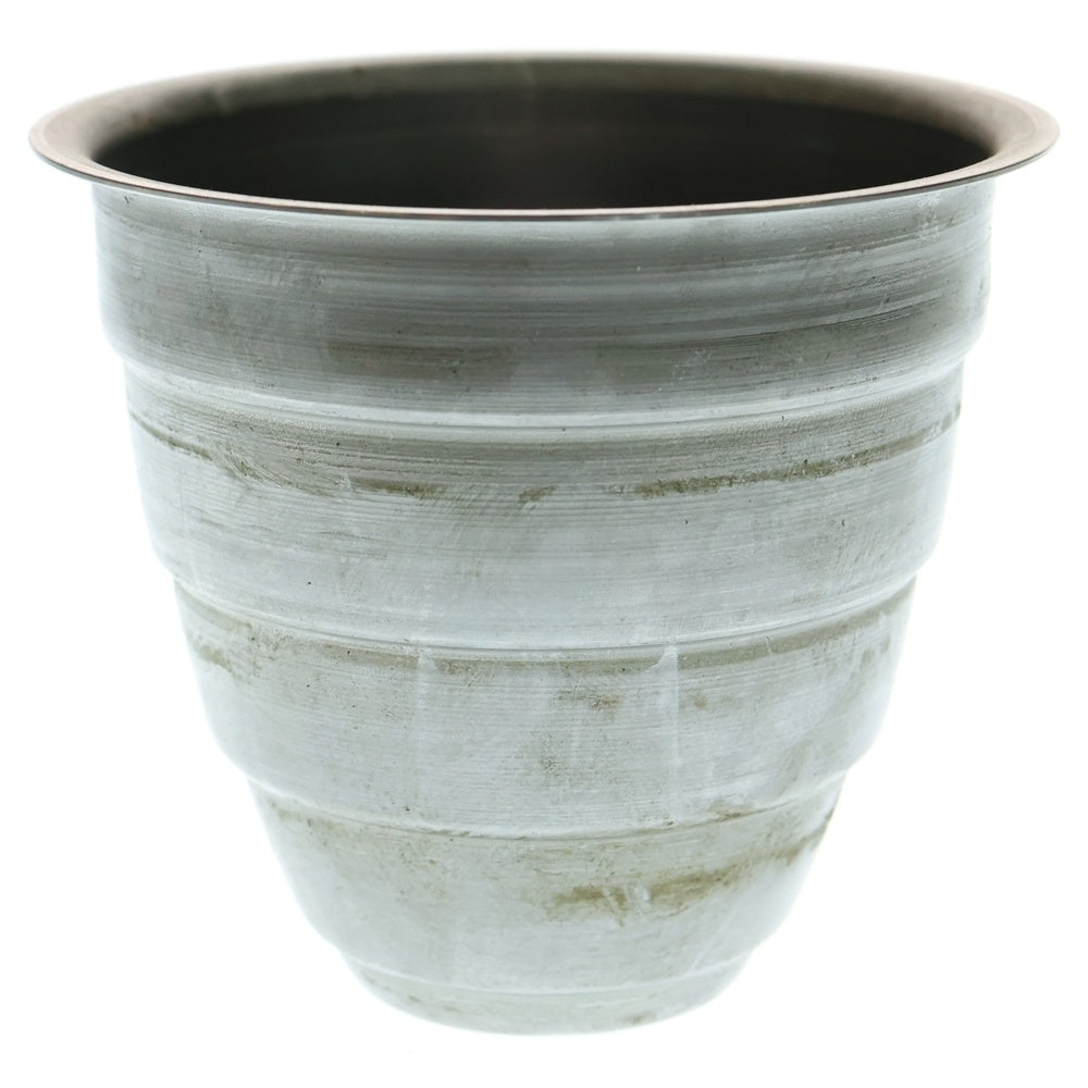 m&m(エムアンドエム) ×MASSES POT TYPE 1 - Chrysails STEEL / SMALL マシス クリサリス 鉄鉢 ポット シルバー