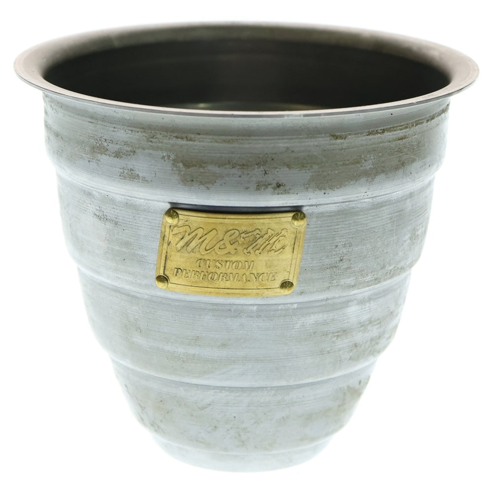 m&m(エムアンドエム) ×MASSES POT TYPE 1 - Chrysails STEEL / SMALL マシス クリサリス 鉄鉢 ポット シルバー