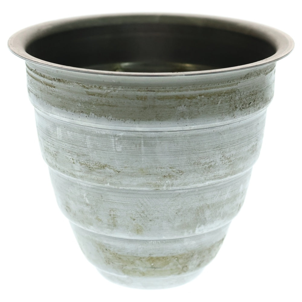 m&m(エムアンドエム) ×MASSES POT TYPE 1 - Chrysails STEEL / SMALL マシス クリサリス 鉄鉢 ポット シルバー