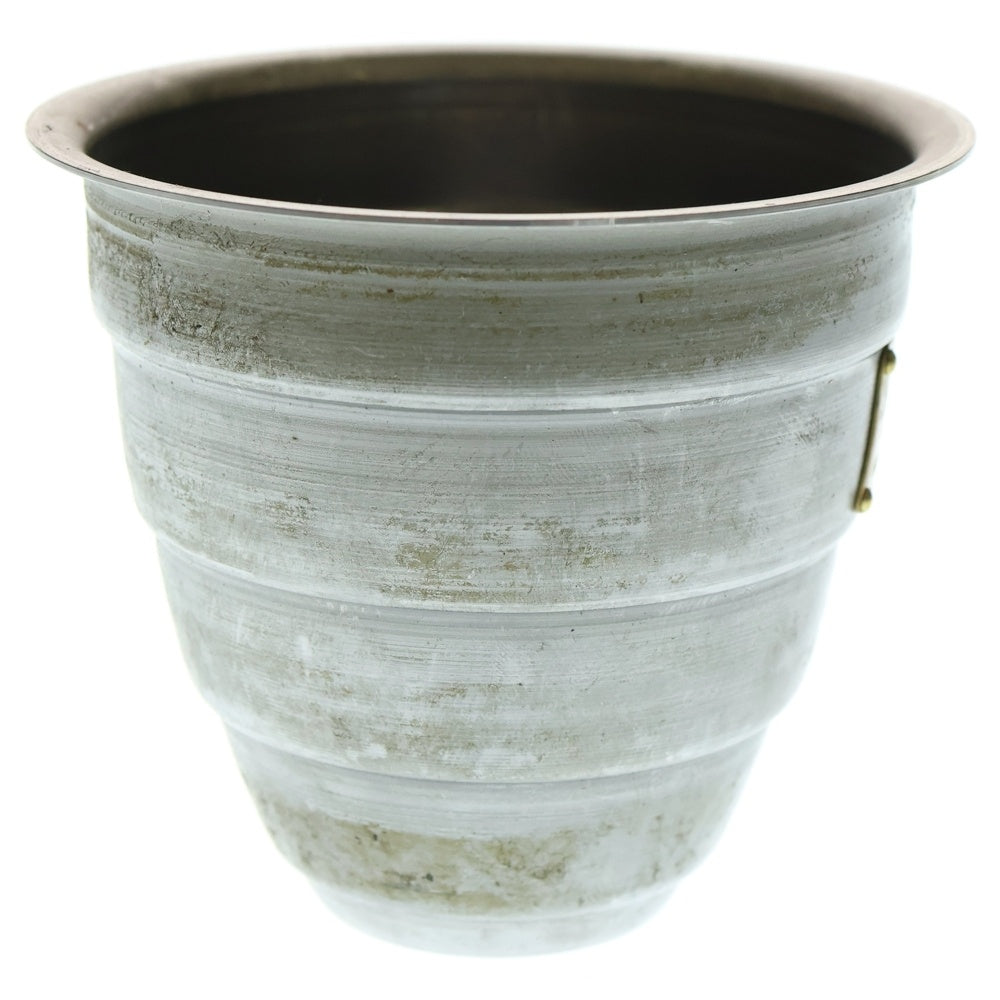 m&m(エムアンドエム) ×MASSES POT TYPE 1 - Chrysails STEEL / SMALL マシス クリサリス 鉄鉢 ポット シルバー