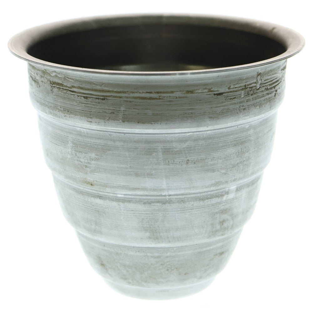 m&m(エムアンドエム) ×MASSES POT TYPE 1 - Chrysails STEEL / SMALL マシス クリサリス 鉄鉢 ポット シルバー