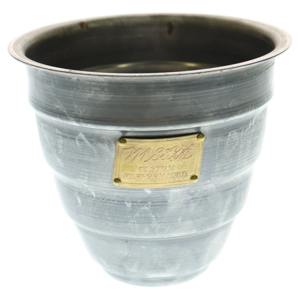 m&m(エムアンドエム) ×MASSES POT TYPE 1 - Chrysails STEEL / SMALL マシス クリサリス 鉄鉢 ポット シルバー